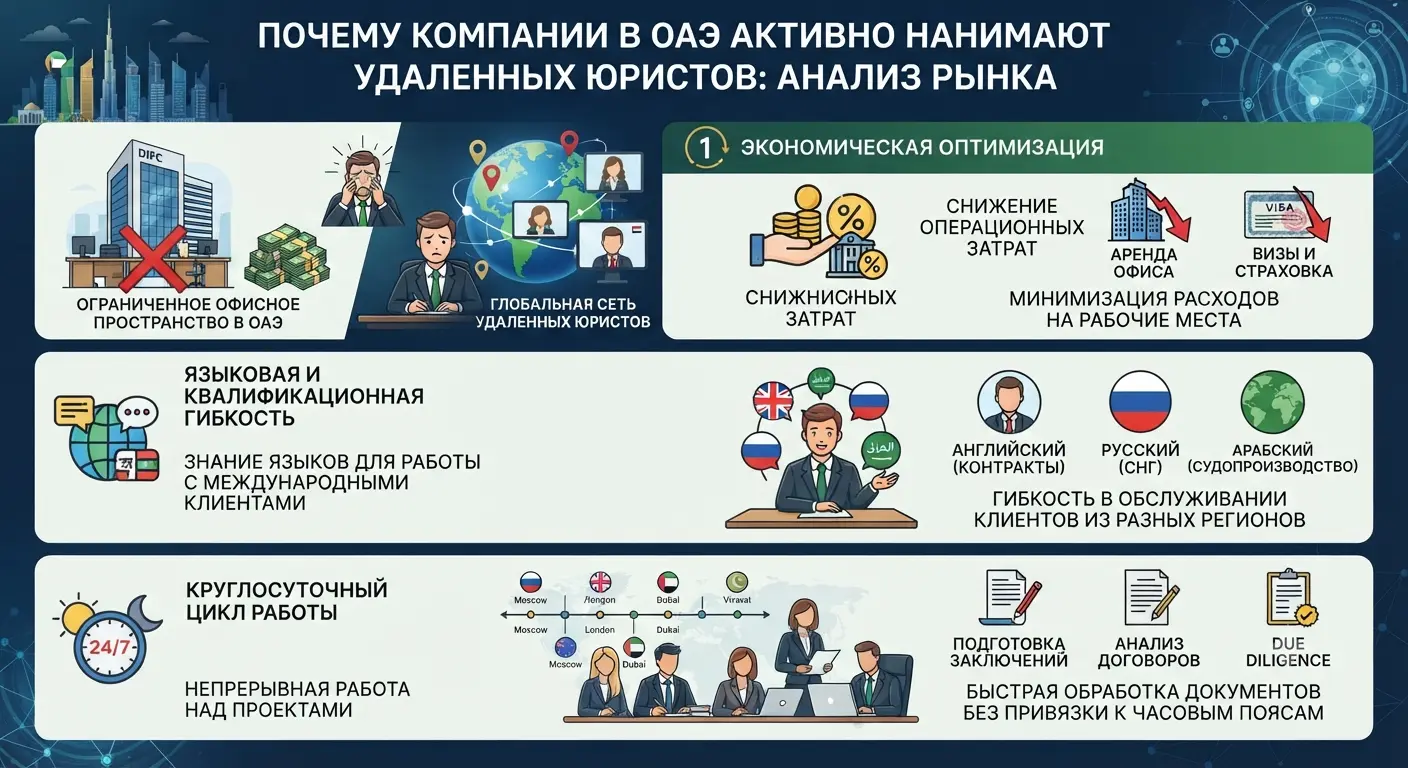 Почему компании в ОАЭ активно нанимают удаленных юристов